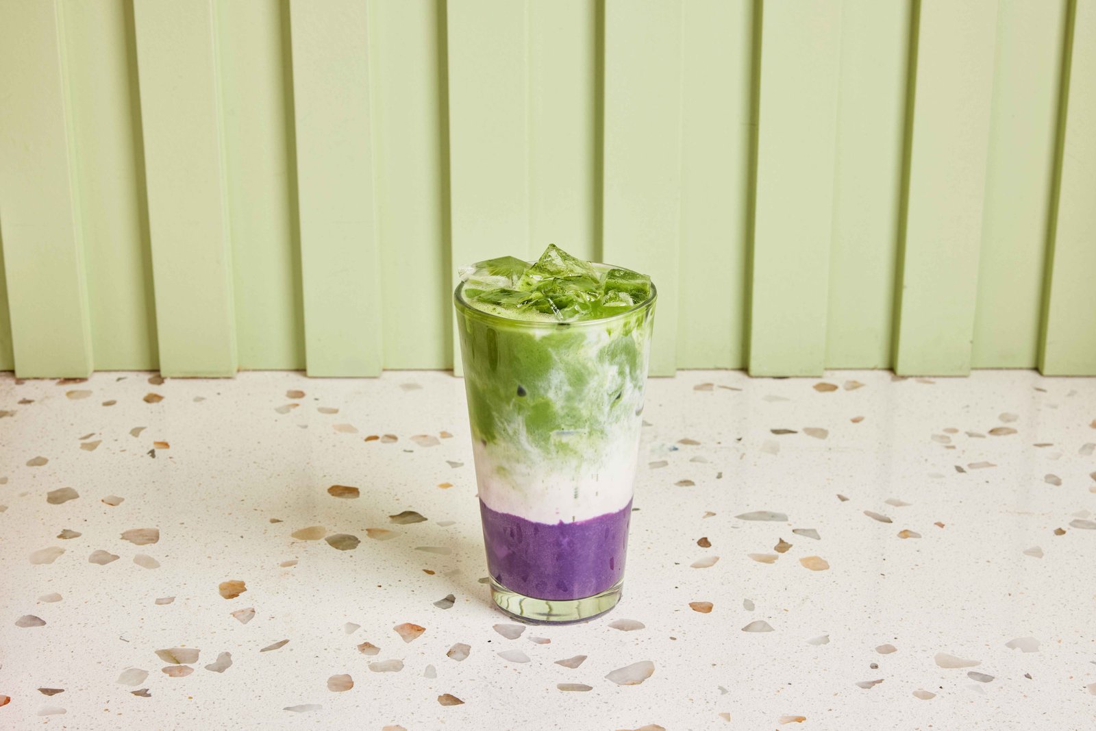Ube Matcha Latte
